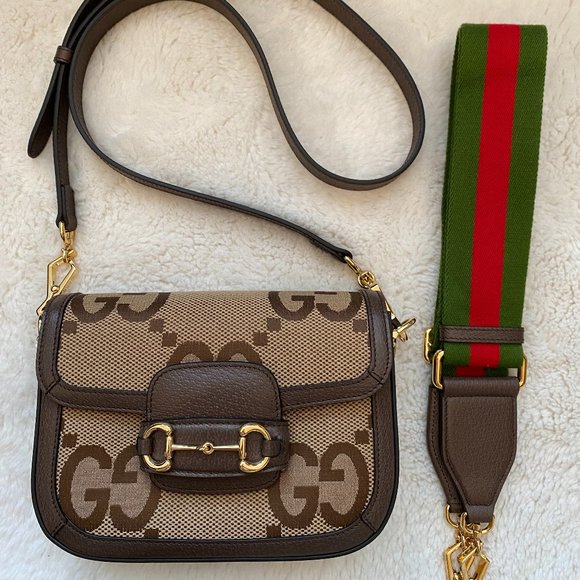 Gucci Horsebit 1955 Jumbo GG Bag - Picture 1 of 8
